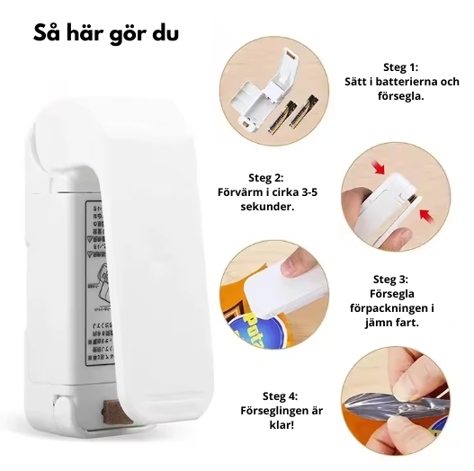 Smart förslutare för matförpackningar