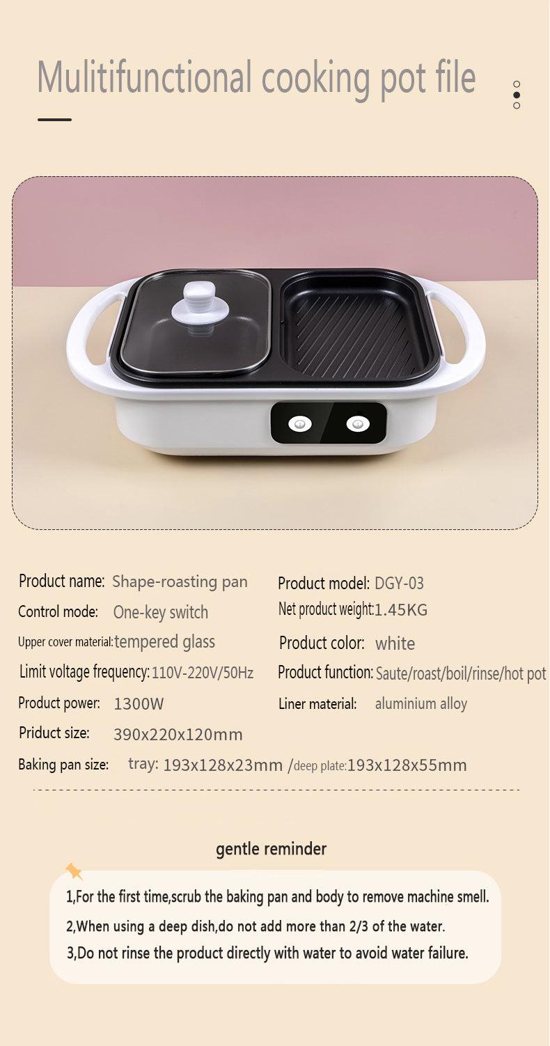 Kombinerad Grill & Kastrull (Shabu Pot)