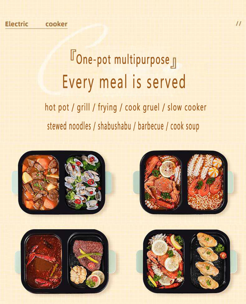 Kombinerad Grill & Kastrull (Shabu Pot)