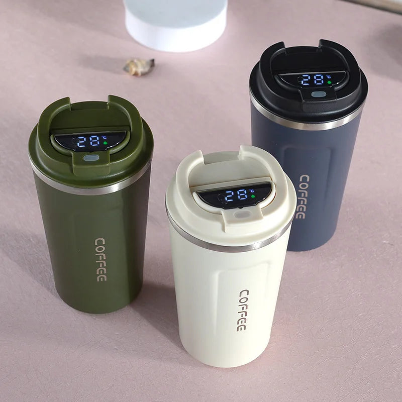 Smart termosmugg med display